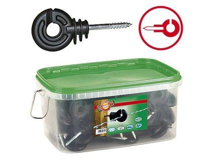 Izolátor pro elektrické ohradníky AKO 131 kruhový s vrutem 5 mm