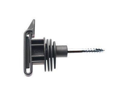 Izolátor pro elektrické ohradníky IRUVIS-HPX k pásce do 40 mm s vrutem a klipem