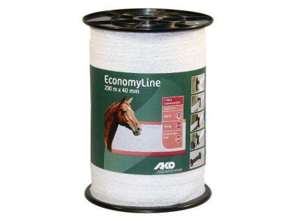 11035 polyetylenova paska pro elektricke ohradniky economyline 40 mm