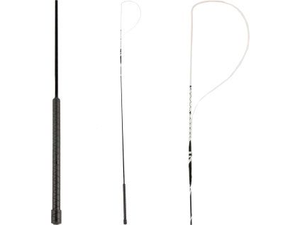 Vozový bič, sklolaminát (Velikost 140 cm, Barva black)