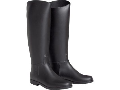 Boty PVC vysoké jezdecké STAR ELT, junior (Velikost 29, Barva black)