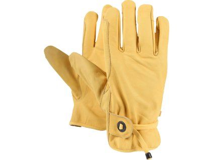 Rukavice westernové Texas ELT (Velikost L, Barva yellow)