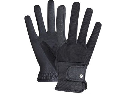 Rukavice jezdecké Estelle ELT (Velikost L, Barva black)