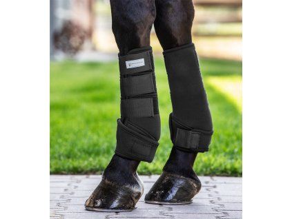 Kamaše přední kloubkové Protect Waldhausen, pár (Velikost L, Barva black)