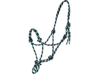 Ohlávka provazová Waldhausen (Velikost PONY, Barva black/mint)