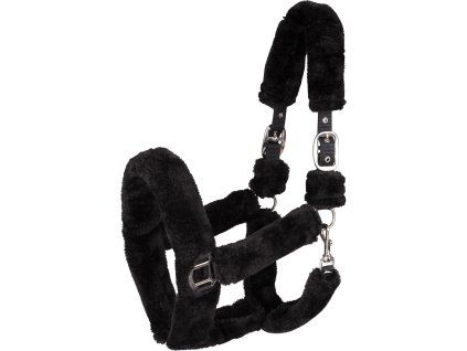 Ohlávka Cozy Waldhausen (Velikost PONY, Barva black/silver)