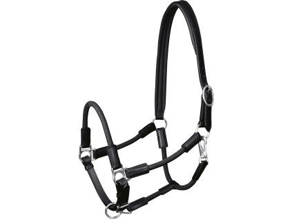 Ohlávka Nevada Waldhausen (Velikost PONY, Barva black/silver)