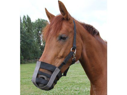 Textilní náhubek Waldhausen (Velikost PONY, Barva black)