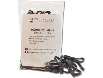 Gumičky do hřívy Waldhausen (Barva black)