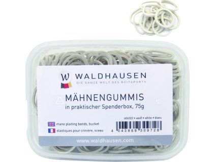Gumičky na hřívu Waldhausen 75 g (Barva black)