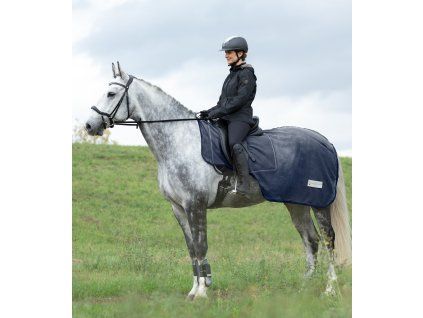 Deka bederní síťová Comfort Waldhausen (Velikost 125 cm, Barva night blue)