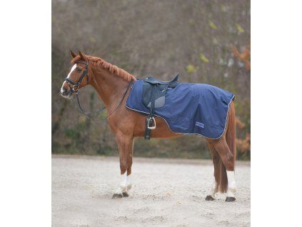 Bederní deka COMFORT do mokrého počasí s výřezem na sedlo (Velikost PONY, Barva night blue)