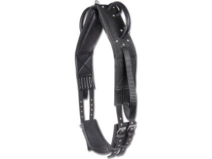 Lonžovací a voltižní obřišník, syntetický (Velikost PONY, Barva black)