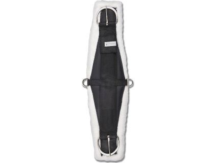 Westernový podbřišník se syntetickou jehněčí kůží (Velikost 26"/66 cm, Barva black)
