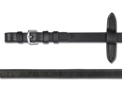 Otěže kožené pro uzdu Waldhausen X-Line (Barva black)