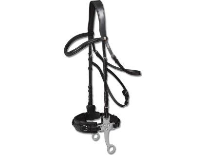 Uzda Waldhausen X-Line Hackamore (Velikost COB, Barva black)