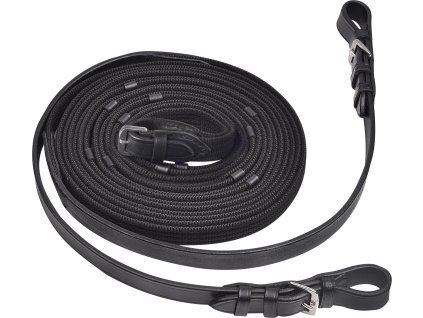 Dlouhé otěže Waldhausen X-line, pro práci ze země (Velikost 3 m, Barva black)