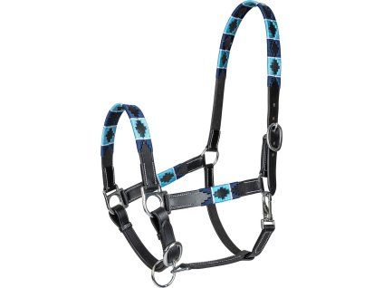 Polo kožená ohlávka (Velikost PONY, Barva black)