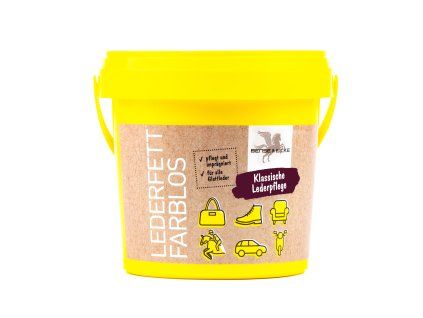 B & E - Krém na kůži + impregnace - žlutý (500 ml)