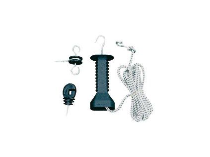 Vchod do ohrady pro elektrické ohradníky s gumou - 3 - 6 m