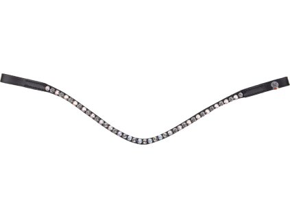 Čelenka Waldhausen X-line Glam, černá (Velikost COB, Barva black/white)