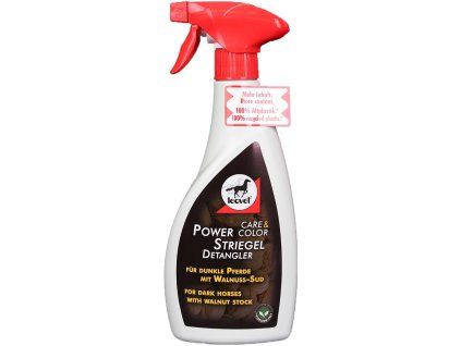 Lesk na hřívu a srst Power Striegel Leovet pro tmavé koně 550 ml