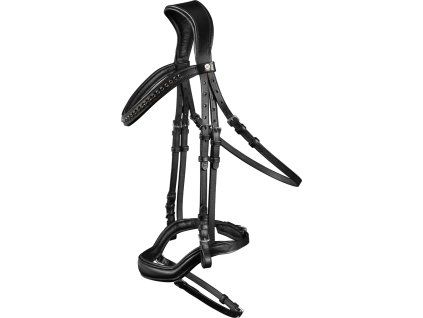 Anatomická uzdečka New Shape II X-Line (Velikost COB, Barva black)