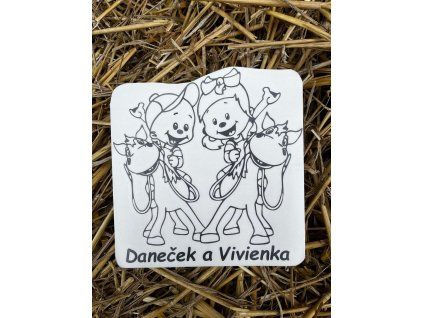 Samolepka děti, jméno na přání