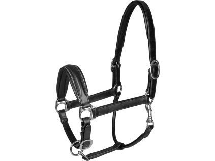 Kožená ohlávka S-Line Glamour (Velikost COB, Barva black)