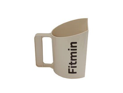 MKT FITMIN Odměrka plast béžová prase, kůň