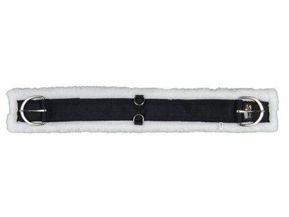 Beránkový westernový podbřišník -Teddy- black HKM