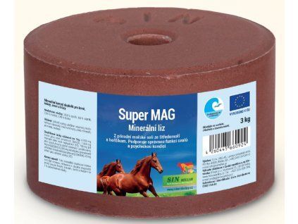 Super Mag, minerální liz s hořčíkem, vápníkem a fosforem