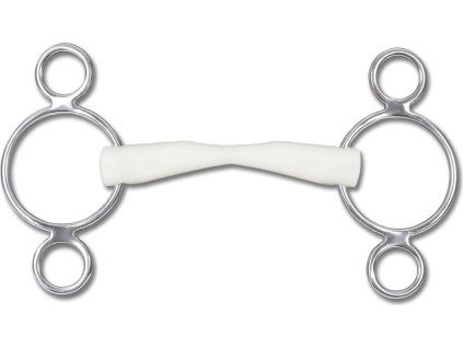 Udidlo sněhulák Happy Mouth 3 kroužkový (Velikost 12,5 cm)