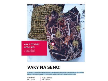 Vak na seno 90 x 80 cm, více typů, Sittec