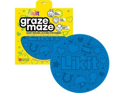 Likit Graze Maze pro pomalé krmení (Barva blue)