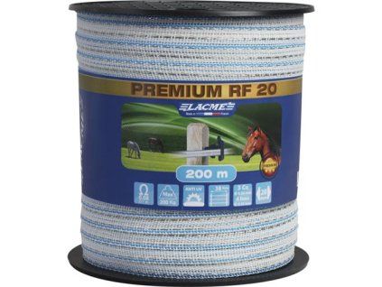 Polyetylenová páska pro elektrické ohradníky PREMIUM RF 20 mm