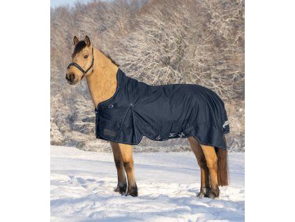 Zimní deka s vyšším krkem SCANDIC Turnout, zateplení 100 g (Velikost 125 cm, Barva black)