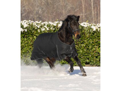 Zimní deka NORDIC Turnout, zateplení 50 g (Velikost 95 cm, Barva black)