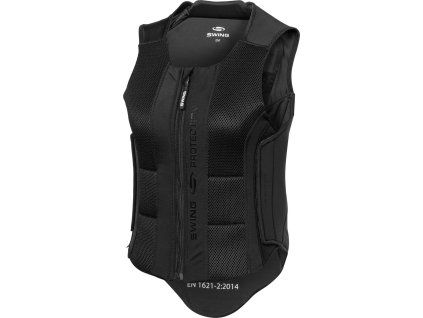 Chránič páteře s předním vyztužením SWING P24 Pro, děti (Velikost KL, Barva black)