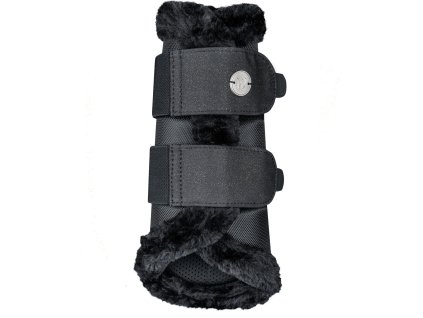 Drezurní kamaše s teddy beránkem Phoenix (Velikost L, Barva black)