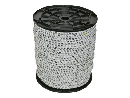 Vchod do ohrady pro elektrické ohradníky - náhradní gumové lano - 7 mm, 50 m