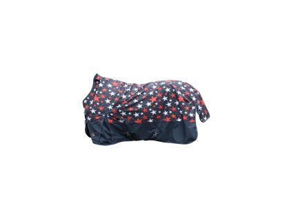 Zimní deka s vysokým krkem -Norwich- 600D, podšívka fleece, star