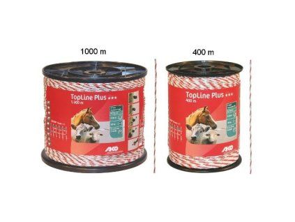 Polyetylenové lanko pro elektrické ohradníky 3 mm TriCOND - 1000 m