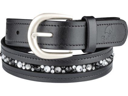 Kožený pásek Jewel Waldhausen (Velikost 75 cm, Barva black)