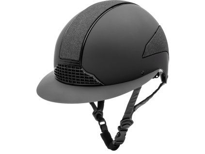 SWING jezdecká helma H24 shine (Barva black mat, Velikost 51 - 55 cm)
