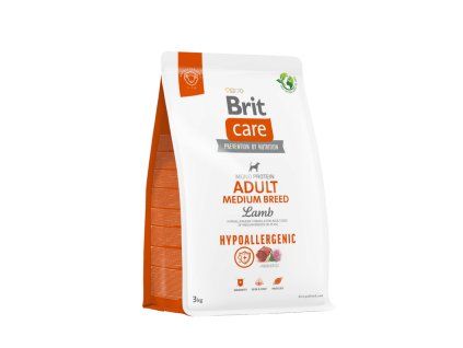 Brit Care Dog Hypoallergenic Adult Medium Breed 3 kg