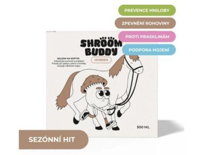 Shroom Buddy Horses - balzám na kopyta 500 ml