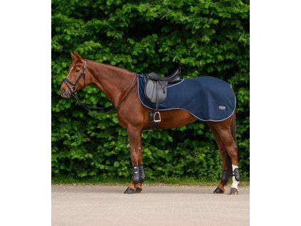 Jezdecká bederní fleecová deka Waldhausen (Velikost PONY, Barva night blue)
