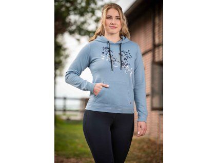 Mikina s kapucí - Bloomsbury - smokey blue