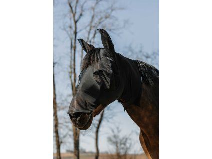 Maska proti hmyzu s krkem Equitheme - Hood - UV maska